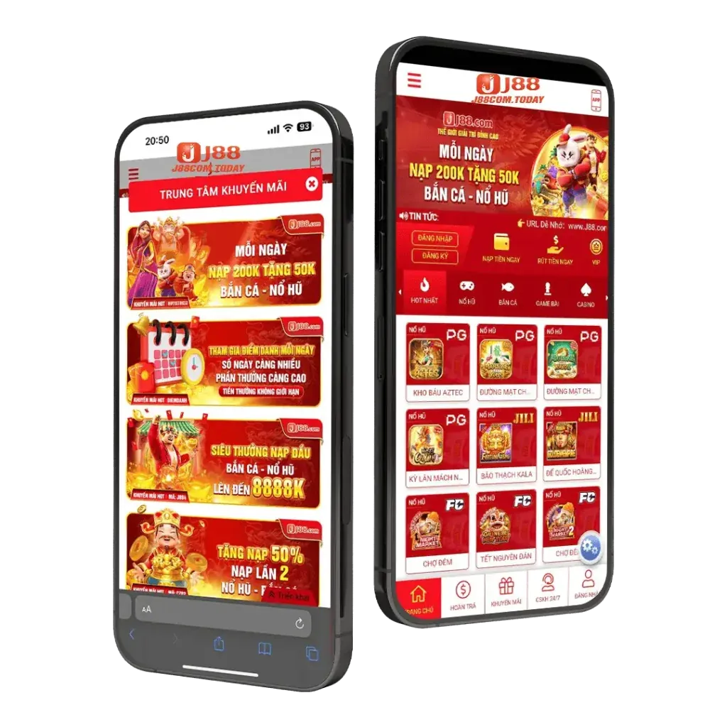 Giao diện ứng dụng fun97 app trên điện thoại
